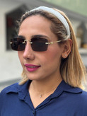 عینک آفتابی UNISEX فریم لس کارتیر FL01