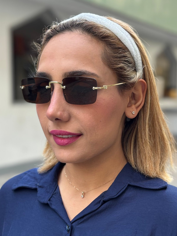 عینک آفتابی UNISEX فریم لس کارتیر FL01