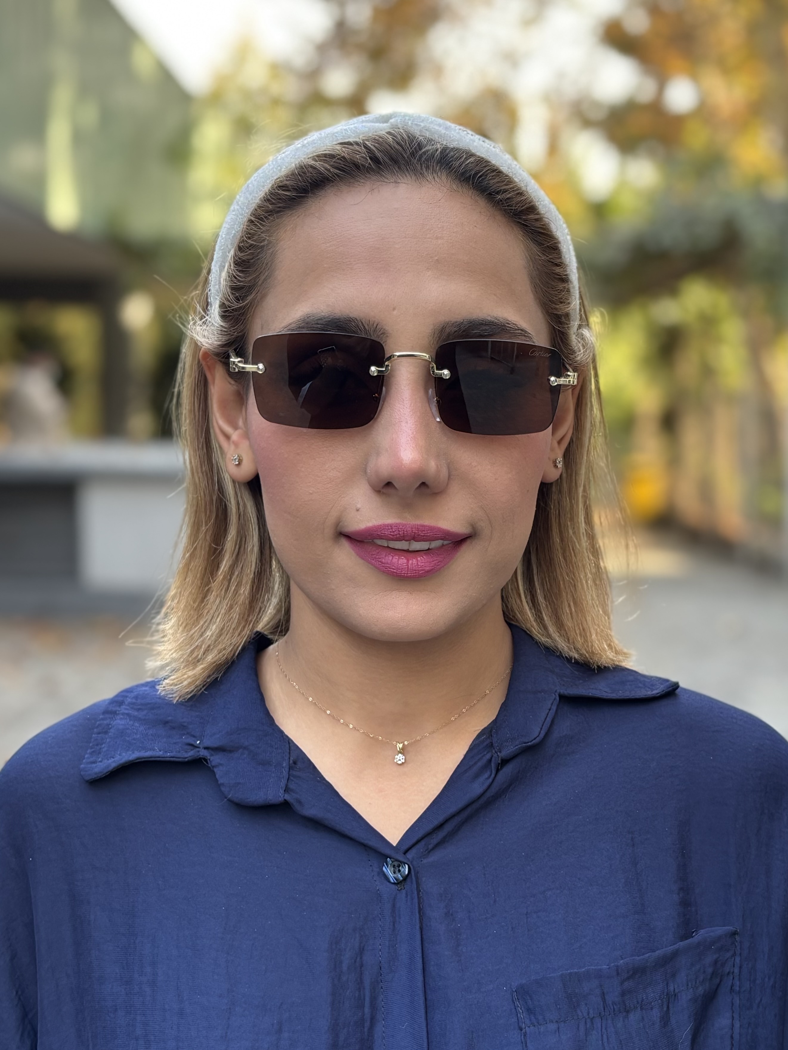 عینک آفتابی UNISEX فریم لس کارتیر FL01